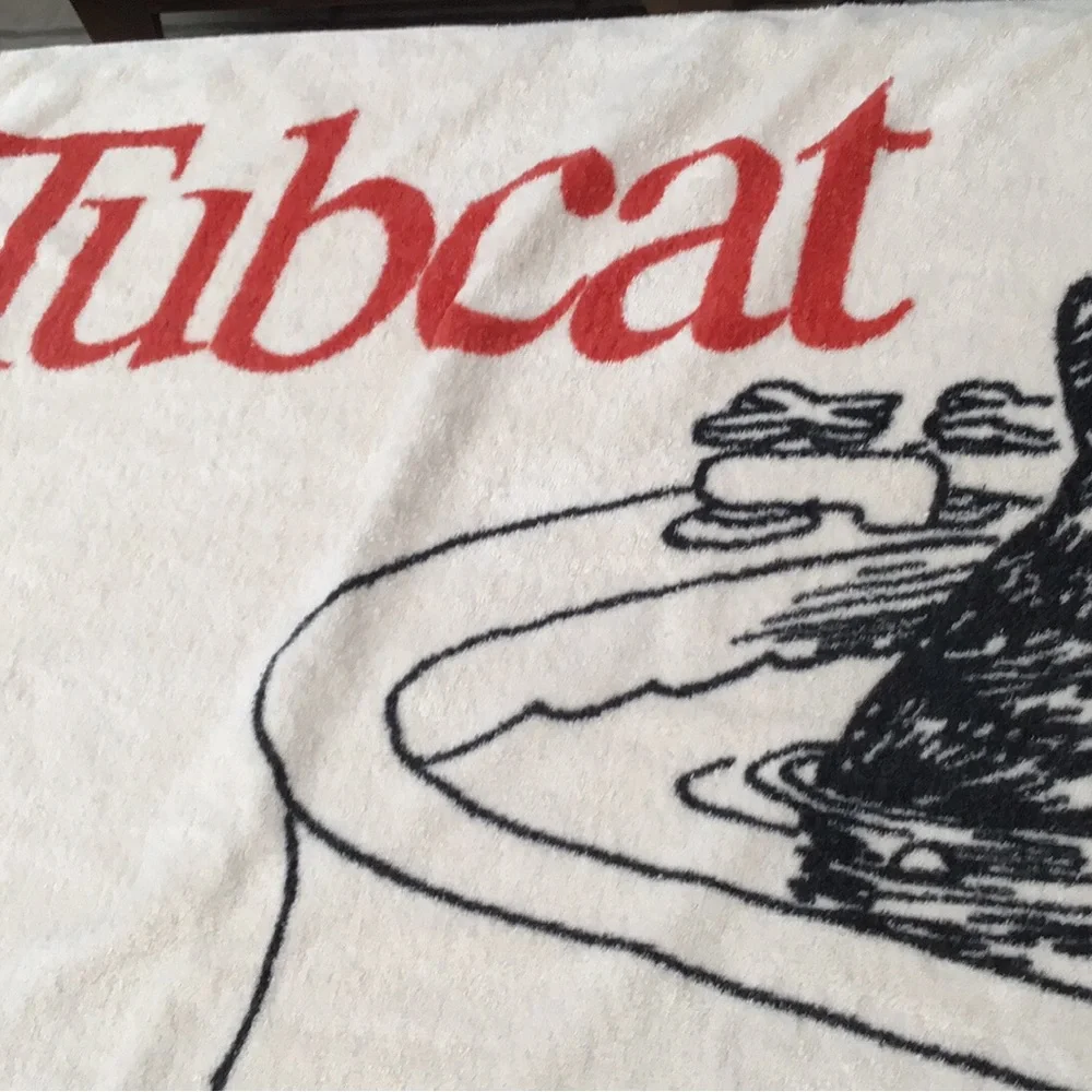 Kliban Tub Cat Towel
